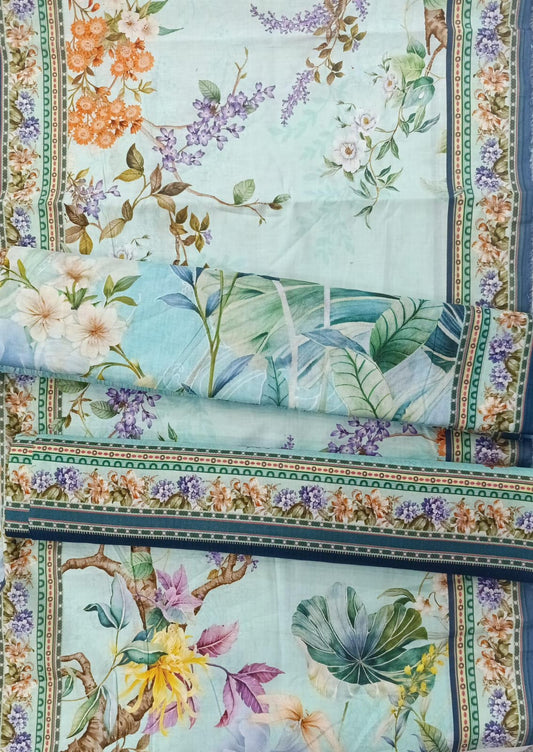 BIN SAEED PRINTED LAWN 3PC